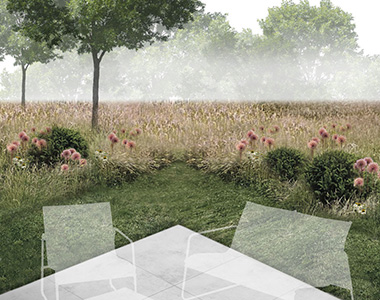 CGI visual for the redevelopment of Hentucks Farm in Buckinghamshire